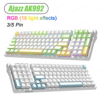 Ajazz ปะเก็น AK992 Gaming Keyboard Bluetooth 5.0 usbwirelesss คีย์บอร์ด PBT keycaps Hot Swap 35pin สำหรับแล็ปท็อป PC Gamer