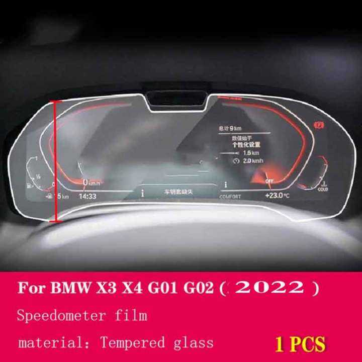 สำหรับ-bmw-g01-g02-x3-x4-2022แผงควบคุมรถกระจกฟิล์มป้องกันป้องกันรอยขีดข่วนฟิล์มอุปกรณ์เสริมอานิสงส์