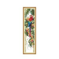 【CC】 This scarlet macaw (3) cross stitch kit animal 18ct 14ct 11ct count print stitches embroidery handmade needlework