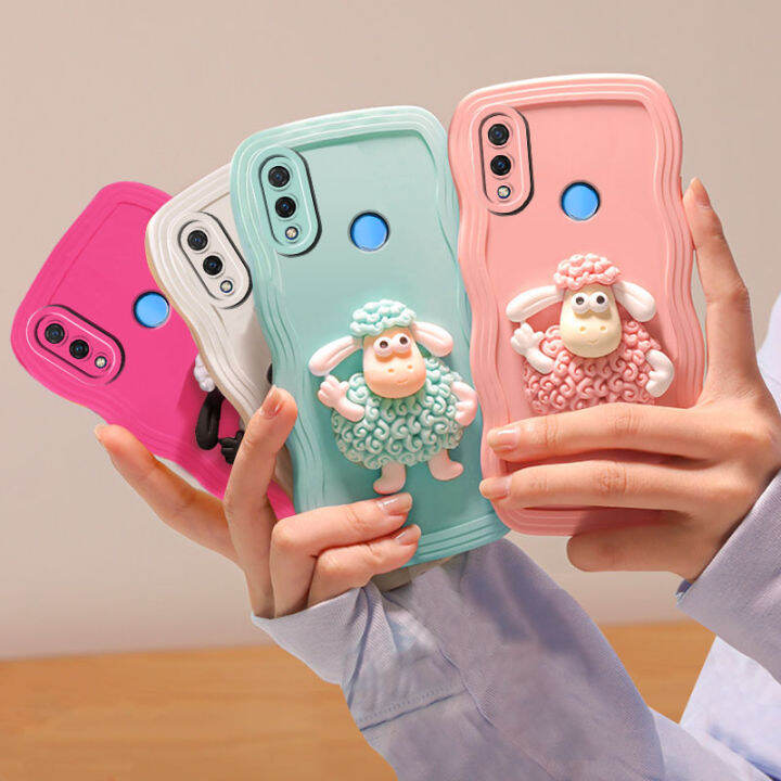 jiefie-แกะน่ารักเคสโทรศัพท์สำหรับ-huawei-y9-2019-y9-prime-nova-3i-5t-7-se-8-se-9-se-originality-wave-edge-แฟชั่น-soft-tpu-ฝาครอบโทรศัพท์