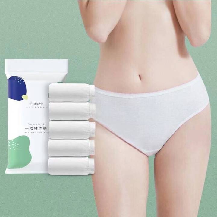 Easy Shop 5PCS/Set Underwear panty Plus Size Pregnant Disposable