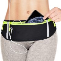 Running Sports Waist Bag for Women Men Gym Belt Bag High Elastic Oxford Cloth Waterproof Waist Pack Cycling Phone Earphone Bags