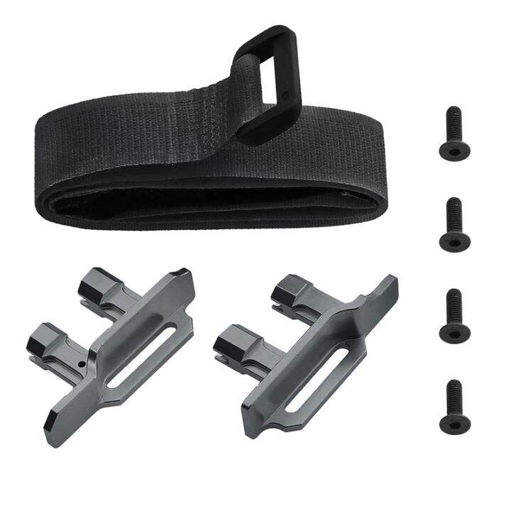 Metal Battery Holder with Battery Strap for Trax 1/10 Maxx Small X