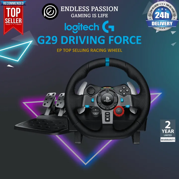 Logitech G29 Driving Force Racing Wheel And Pedal For PS3 / PS4 & PC Pl