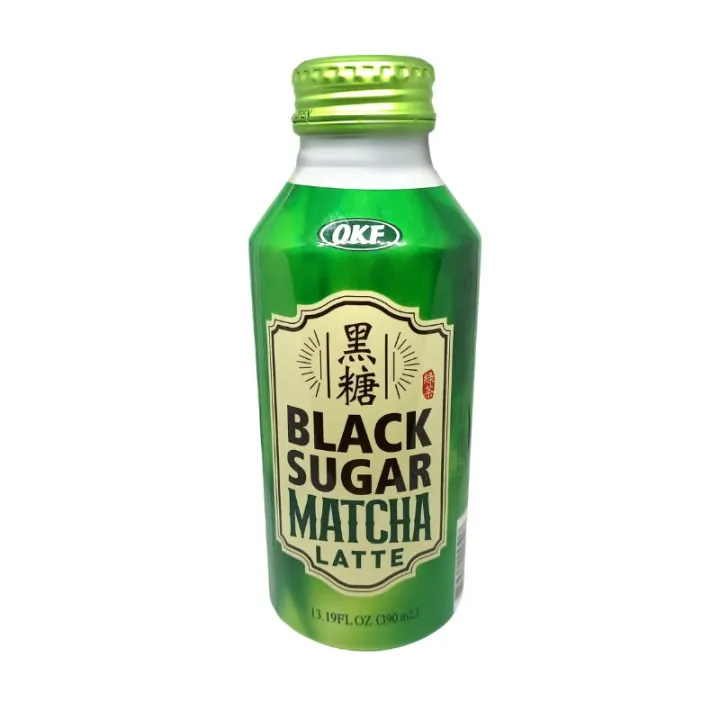 OKF Milk Tea Drink Black Sugar Matcha Latte 390ml | Lazada PH