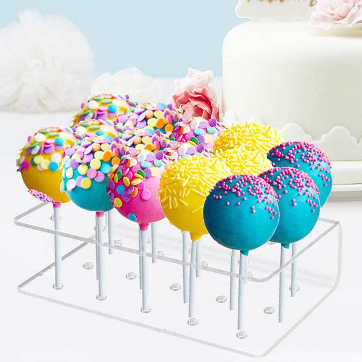 15 Hole Cake Lollipop Holder Display Stand Clear Acrylic Holder