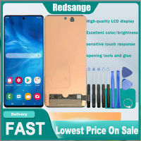 Redsange สำหรับ Samsung Galaxy M51/M62จอแสดงผล LCD แบบสัมผัสหน้าจอเซ็นเซอร์ดิจิไทเซอร์ประกอบชิ้นส่วนอะไหล่สำหรับ SM-M526B/SM-M625F ที่มีลายนิ้วมือ