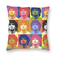 [FAZOZO Home Textile Store] Maradona Diego Football Legend ปลอกหมอนพิมพ์ลายโพลีเอสเตอร์ปลอกหมอนอิงตกแต่งปลอกหมอนปกบ้านซิป45x45cm