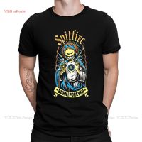 Men Sk8 The Infinity Skate Sports Black Tshirt Spitfire Burn Forever Pure Cotton Tees Daily Life