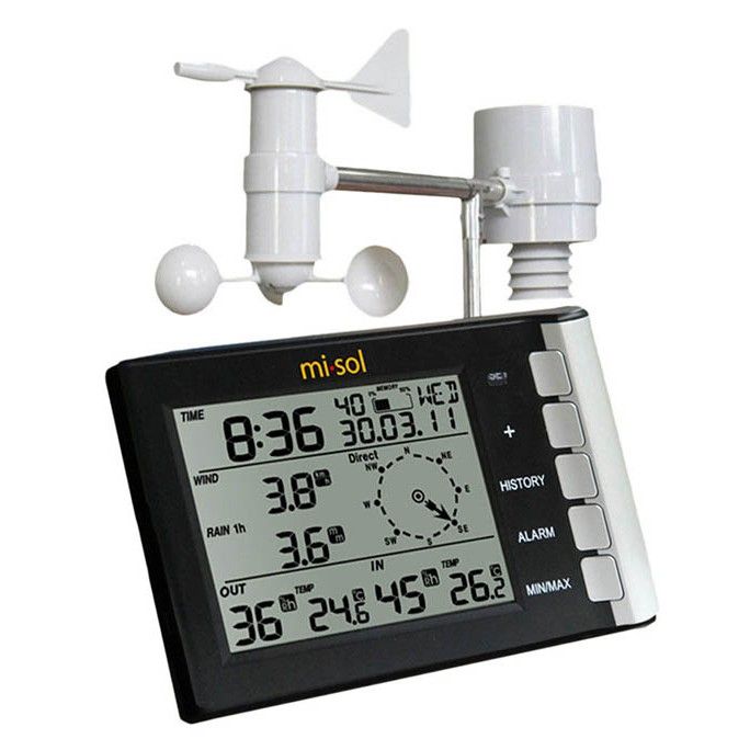 Wireless weather station with rain gauge RAIN PRO