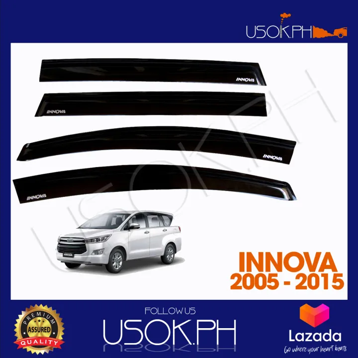 Rain Visor - Toyota Innova ( 2005 - 2015 ) Window Guard w/ box | Lazada PH