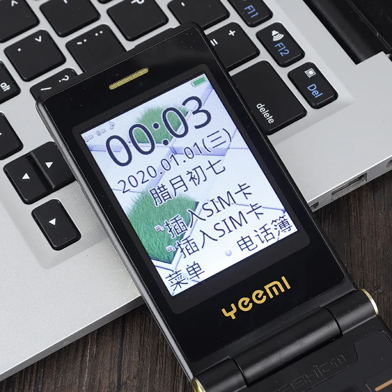 YEEMI M2-C Original Brand New Mobile Phone 2G GSM MTK Flip Phone