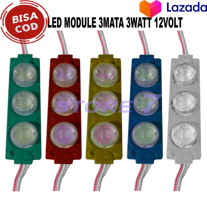 Lampu Led Module 3 Watt 12v Led Modul 3 Mata Besar Otomotif Store Lazada Indonesia 1959