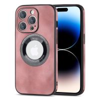 Sheepskin Magnetic Suction Phone Case For iPhone 11 12 13 14Pro Max 14Plus Magsafe Wireless Charging Protective Cover Fundas