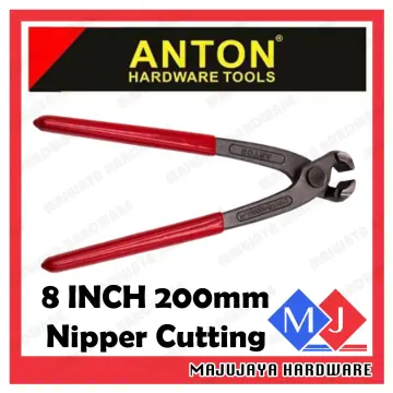 Red Handle 1pc 8 inch End Cutter Steel Fixers Pliers Wire Cable