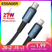 Essager USB C Cable For IPhone 14 13 12 11 pro Max XS 20W Fast Charging Cable Type C To Lighting Date Wire For iPad Macbook