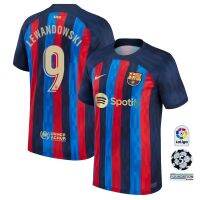 แฟนๆ202223บาร์เซโลนาเสื้อ Lewandowski บ้านคน S -4XL 2223เสื้อฟุตบอล