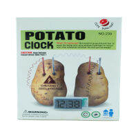 ชุดพลังงานมันฝรั่ง ของเล่นทดลองวิทยาศาตร์ Potato Clock experiment การทดลองพลังงานไฟฟ้า จากผลไม้ นาฬิกาพลังงานพืช