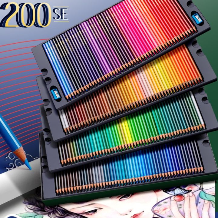 120/150 Color Pencils Profesional Set 36-72 Colors Oil Colored