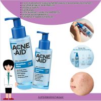 ACNE-AID SENS GEL CLEANSER 100ML (sensitive skin)แอคเน่-เอด เซนส์ เจล คลีนเซอร์ 100 มล.(สูตรอ่อนโยน)