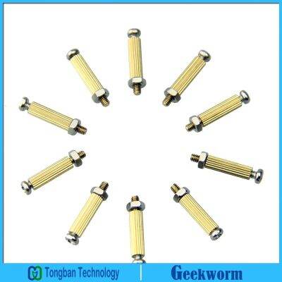 【❖New Hot❖】 fuchijin77 30ชิ้น/ล็อตราสเบอรี่ Pi 3รุ่น B 2b /B หมวก M2.0กระบอกสูบทองแดง11Mm 4Mm ชุดน็อตสกรูสแตนด์ออฟ10ชิ้น/ถุง Bag3