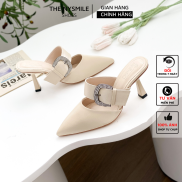 Giày sục 7 phân nữ bít mũi khoen đá , sục nữ - THENYSMILE - MAYNA 2