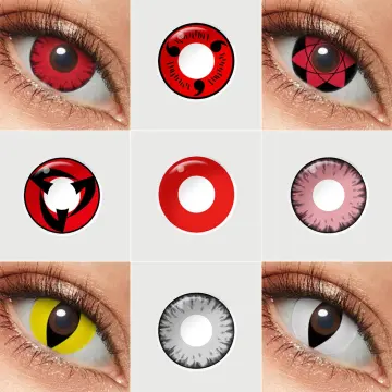 Newly Upgraded Version 2 PACKS Anime Different Pattern COS Cosmetic Contact  Lenses Sixstar Glazed Eyes Contact Lens Case Cosmetic Lenses Red Black   Walmart Canada