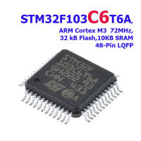 STM32F103C6T6A, 32bit ARM Cortex-M3 32 kB Flash,10KB SRAM 48-Pin LQFP