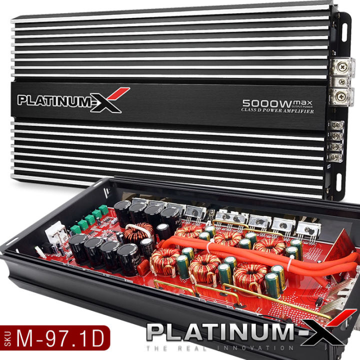 platinum-x-เพาเวอร์แอมป์-คลาสดี-class-d-แผงวงจรแน่น-กำลังขับมาเต็ม-พาวเวอร์แอมป์-ซับเบส-เพาว์เวอร์แอม์-เพาเวอร์ซับเบส-เครื่องเสียงรถ-m-97