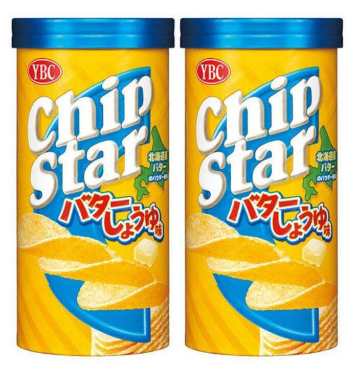 Japan YBC Chip Star Potato Chips BUTTER SOY SAUCE FLAVOR (2 x 50g
