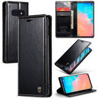 Galaxy S10e Case, WindCase PU Leather Cover Magnetic Closure Flip Wallet Card Slots Stand Case for Samsung Galaxy S10e