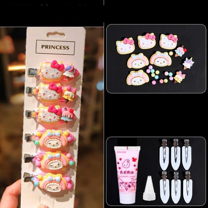 พร้อมส่ง-กิ๊บติดผม-ประดิษฐ์-diy-กิ๊บติดผมทำเอง-น่ารักเว่อร์