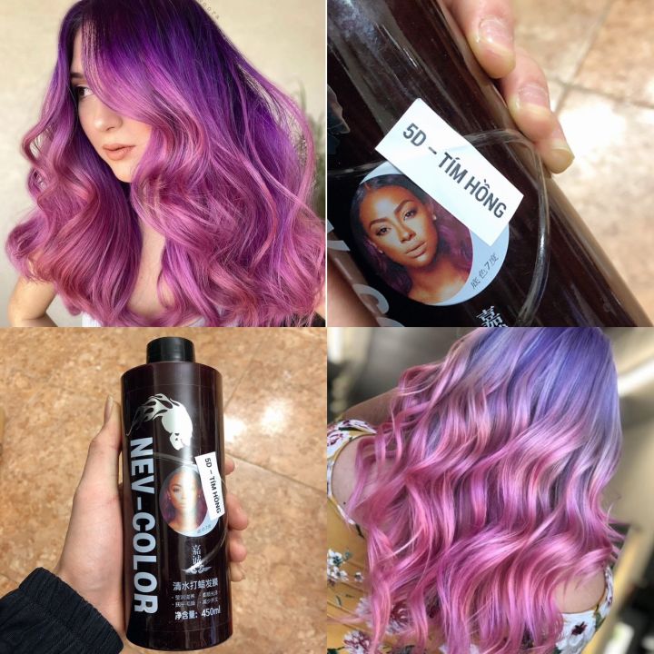 Màu phủ bóng nhuộm tóc màu tím hồng sẽ giúp cho mái tóc của bạn trở nên bắt mắt hơn. Hãy xem hình ảnh này và tìm hiểu cách màu phủ bóng nhuộm tóc màu tím hồng có thể làm cho bạn trở nên tự tin hơn.