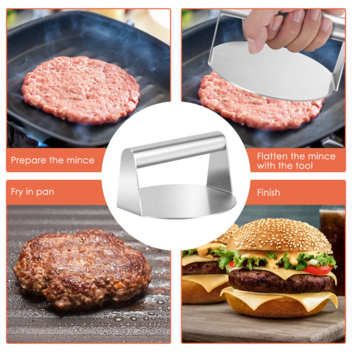 round-high-quality-stainless-steel-burger-smasher-heavy-duty-bacon-grill-burger-press-5-51-inch-round-perfect-for-flat-top-griddle-grill-cooking-steak-paninis-flatbreads-and-sandwiches