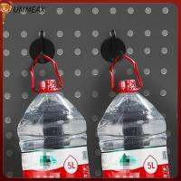 UMMEAX 2 Pcs แข็งแรงทนทาน ตะขอ pegboard ความต้านทานการกัดกร่อน การออกแบบโค้ง ราวจับอเนกประสงค์ แบบพกพาได้ แผ่นรองรีด อุปกรณ์เสริมจาน Orifice แผ่นพันสายไฟ