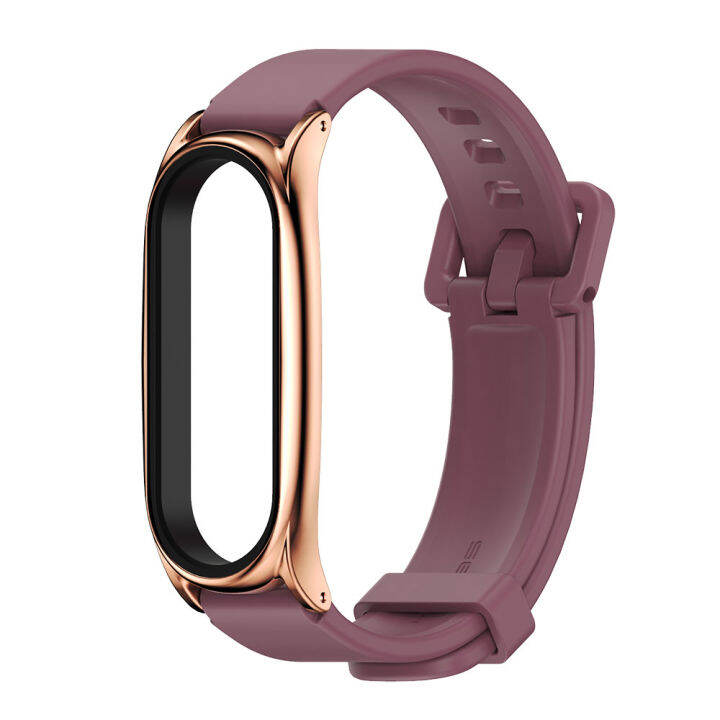 สายฐานสำหรับ-mi-band-8-7-6-5-4-3-miband-สายรัดข้อมือทั่วโลก8-7-6สายข้อมือซิลิโคนสำหรับสายซิลิโคนวง-xiaomi-mi-3-4-5