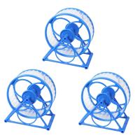 3X Pet Jogging Hamster Mouse Mice Small Exercise Toy Running Spinner Sports Wheel Pets Guinea Pig Supplies