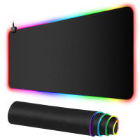 RGB Backlit Mouse Pad Gaming Mousepad Gamer Extra Large Desk Mats Computer Led Carpet Surface Deskpad Protector