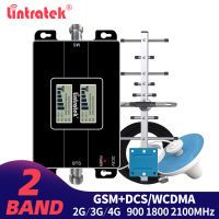 ภาพใหญ่: Lintratek 850 CDMA Band5 เครื่องขยายสัญญาณ 2100Mhz 2G 3G 4G 850MHz 1800MHz เครือข่ายโทรศัพท์มือถือเครื่องขยายเสียง CDMA GSM WCDMA Dual Band 1 Repeater ครบชุด