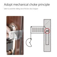 Portable Stopper Stainless Steel Door Lock Antirust Adjustable Window Lock Stopper Portable for Travel for Hotel Motel Dormitory Door Hardware Locks