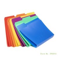 【hot】 6/18/36pcs Plastic File Folders with Colors for Storage and Organization Easy-to-Identify Tabs Included