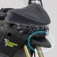 Yamaha Tenere 700 TENERE700 XT700Z XTZ 700 T7 T700 2019-ชิ้นส่วนข้างหน้ามอเตอร์ไซค์ Fender Beak ขยายฝาครอบล้อ Cowl ที่ครอบสีดำ