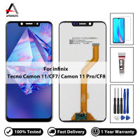 6.2 "ต้นฉบับสำหรับ Tecno Camon 11 Pro CF8จอแสดงผล LCD สำหรับ Tecno Camon 11 CF7 Digitizer หน้าจอสัมผัส Digitizer สมัชชาซ่อมอะไหล่