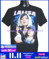 เสื้อวง LALISA BLACK PINK ลิซ่า ลลิษา แบล็กพิงก์ ไซส์ยุโรป เสื้อยืดวงดนตรีร็อค เสื้อร็อค  LSA1835 ส่งฟรี ฟรีปลายทาง