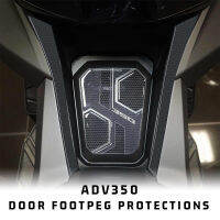 สำหรับฮอนด้า ADV350 ADV 350 2022 3D รถจักรยานยนต์เรซิ่นสติ๊กเกอร์ประตู Footpeg ถัง Pad ป้องกันรอยขีดข่วนรูปลอกลื่น TankPad