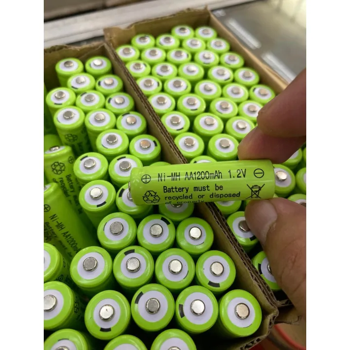 Rechargeable AA battery 1200mAh 1.2V Lazada PH