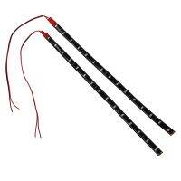 2 x String Lights 15 LED Strips 30 cm Red Light Chain 12V