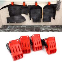 【YF】 4pcs Car Cleaning Floor Mat Pad Hooks Carpet Wash Clamp Multifunctional Clip Tools Auto Solution Accessories