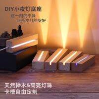 High efficiency Original intelligence Message board acrylic board drip glue luminescent led wooden base night light handmade diy wine bottle lamp letter lamp base