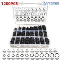 1200 pcs/set Rubber O Ring Washer Seals Watertightness Assortment Different Size O-Ring Washer Seals With Plactic Box Kit Set Clamps